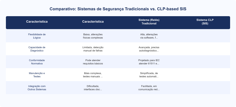 Diagrama técnico: CLP na Gestão de Segurança de Vasos de Pressão: NR-13 e IEC 61511