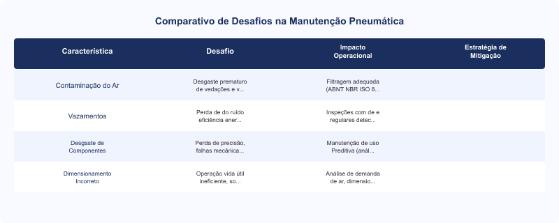 Desafios Manutenção Sistemas Pneumáticos Termoformadoras: Guia Técnico