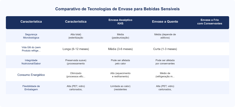 Diagrama técnico: Inovações KHS em Envase Asséptico: Segurança Alimentar e Eficiência Industrial